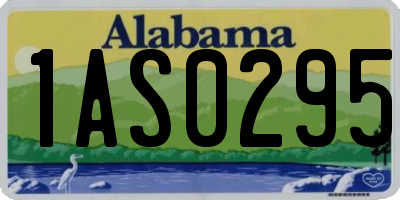 AL license plate 1AS0295