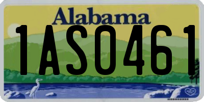 AL license plate 1AS0461