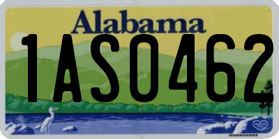 AL license plate 1AS0462