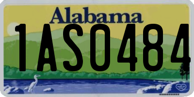 AL license plate 1AS0484