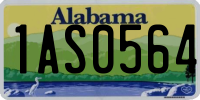 AL license plate 1AS0564