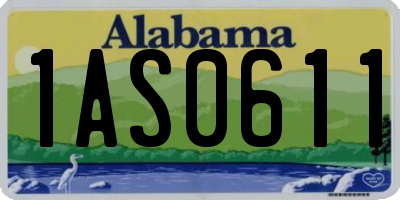 AL license plate 1AS0611