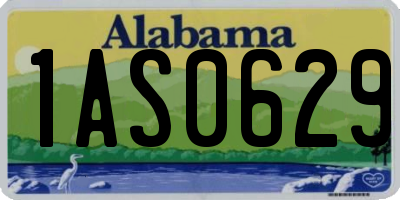 AL license plate 1AS0629