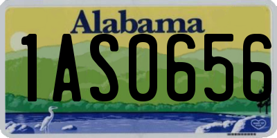 AL license plate 1AS0656