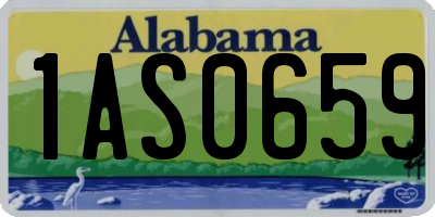 AL license plate 1AS0659