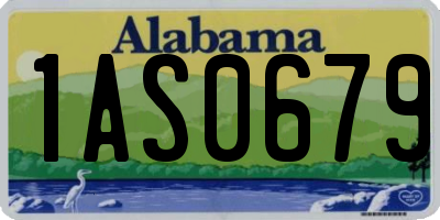 AL license plate 1AS0679