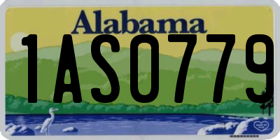 AL license plate 1AS0779