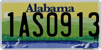 AL license plate 1AS0913