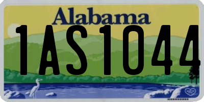 AL license plate 1AS1044