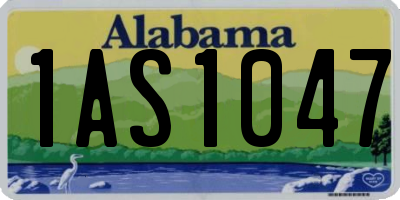 AL license plate 1AS1047