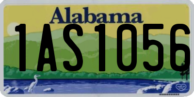 AL license plate 1AS1056
