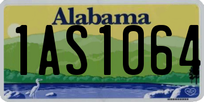 AL license plate 1AS1064