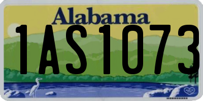 AL license plate 1AS1073