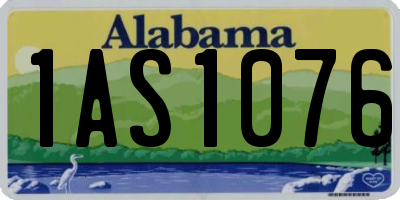 AL license plate 1AS1076
