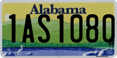 AL license plate 1AS1080