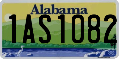 AL license plate 1AS1082
