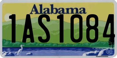 AL license plate 1AS1084