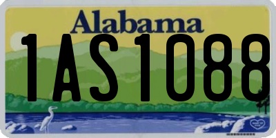 AL license plate 1AS1088