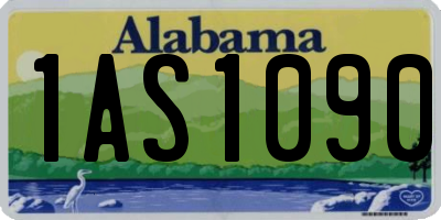 AL license plate 1AS1090