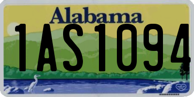AL license plate 1AS1094