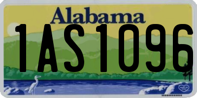 AL license plate 1AS1096