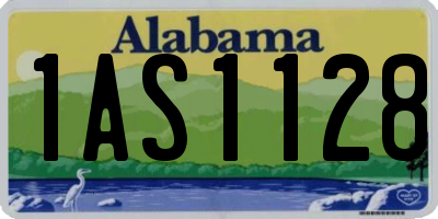 AL license plate 1AS1128
