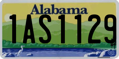AL license plate 1AS1129