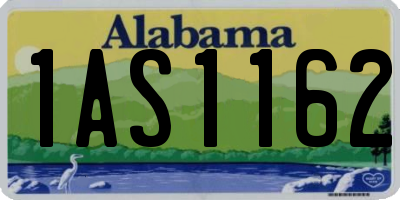AL license plate 1AS1162