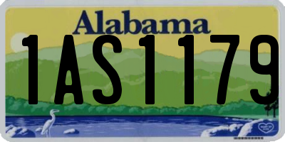 AL license plate 1AS1179