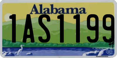 AL license plate 1AS1199