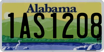 AL license plate 1AS1208