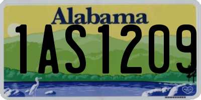 AL license plate 1AS1209