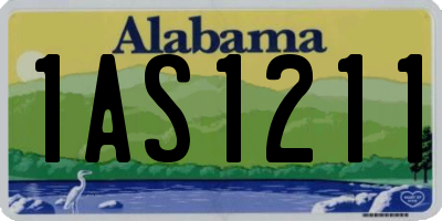 AL license plate 1AS1211