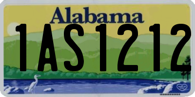 AL license plate 1AS1212