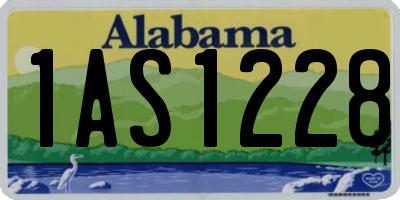 AL license plate 1AS1228