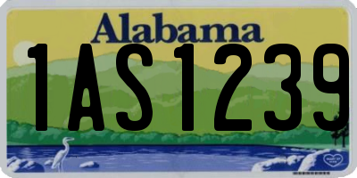 AL license plate 1AS1239