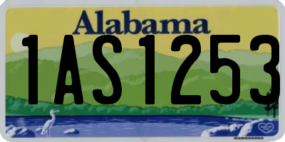 AL license plate 1AS1253
