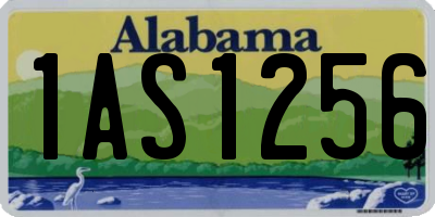 AL license plate 1AS1256
