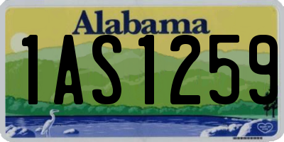 AL license plate 1AS1259