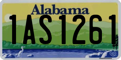 AL license plate 1AS1261