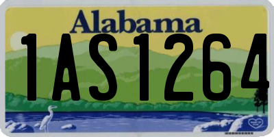 AL license plate 1AS1264