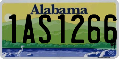 AL license plate 1AS1266