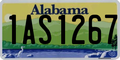 AL license plate 1AS1267