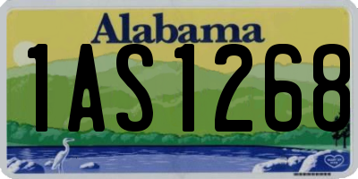 AL license plate 1AS1268