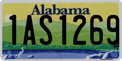 AL license plate 1AS1269