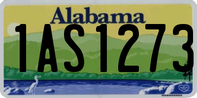AL license plate 1AS1273