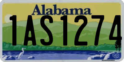 AL license plate 1AS1274