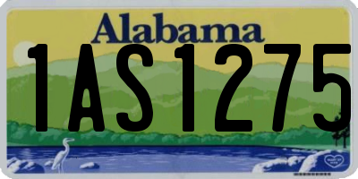 AL license plate 1AS1275