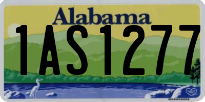 AL license plate 1AS1277