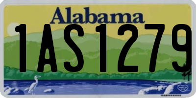 AL license plate 1AS1279